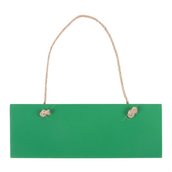 Green Welcome to Our Garden Hanging Sign