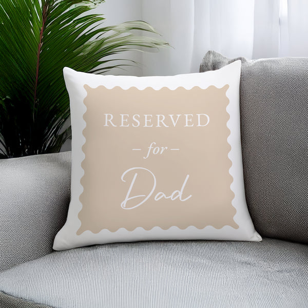 Personalised Cream Reserved For Cushion