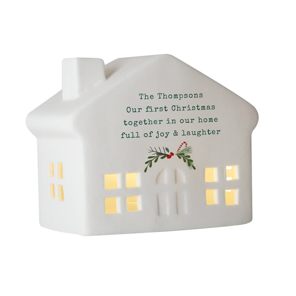 Personalised Christmas LED House