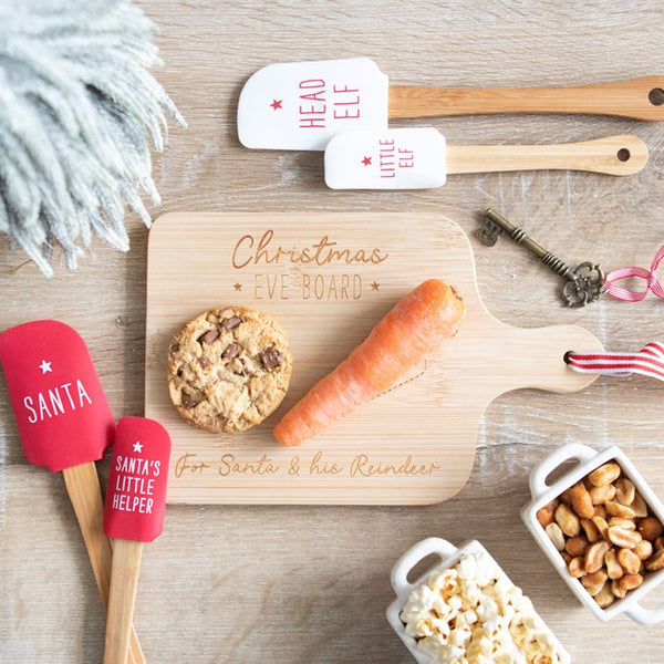 Wooden Christmas Eve Serving Board