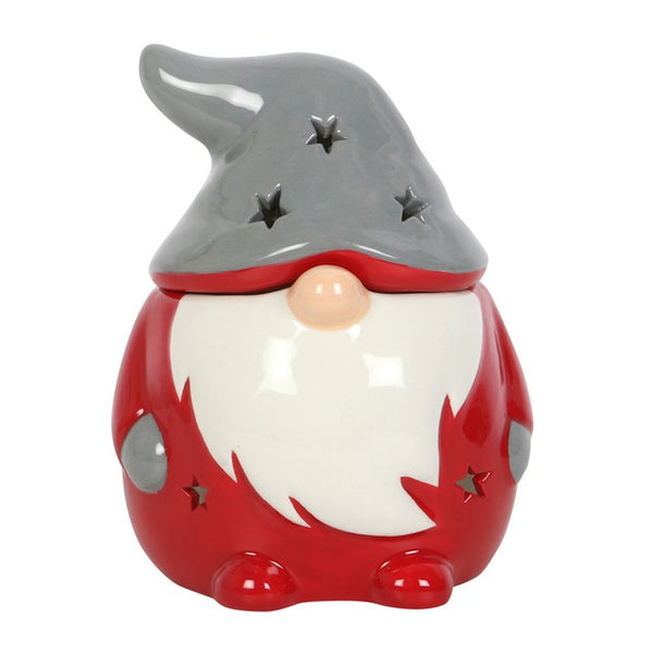 *Red and Grey Gonk Ceramic Oil Burner (4/18)